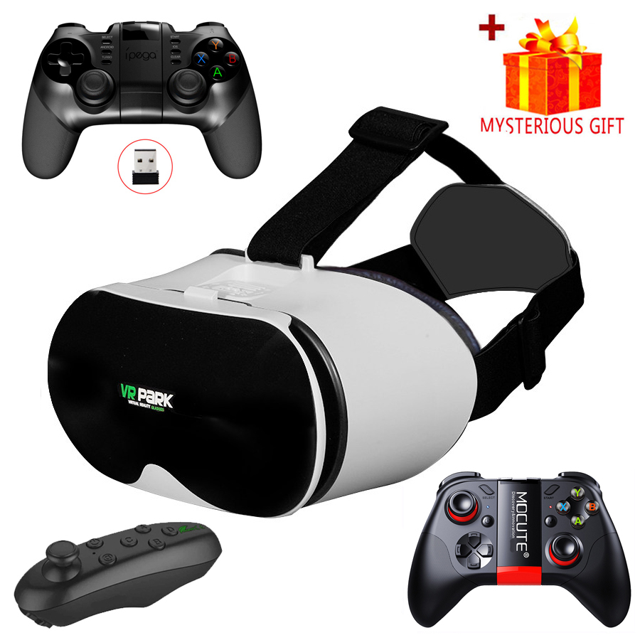 Gaming Accessories Bundle - Virtual Reality 3D VR Glasses Smartphone