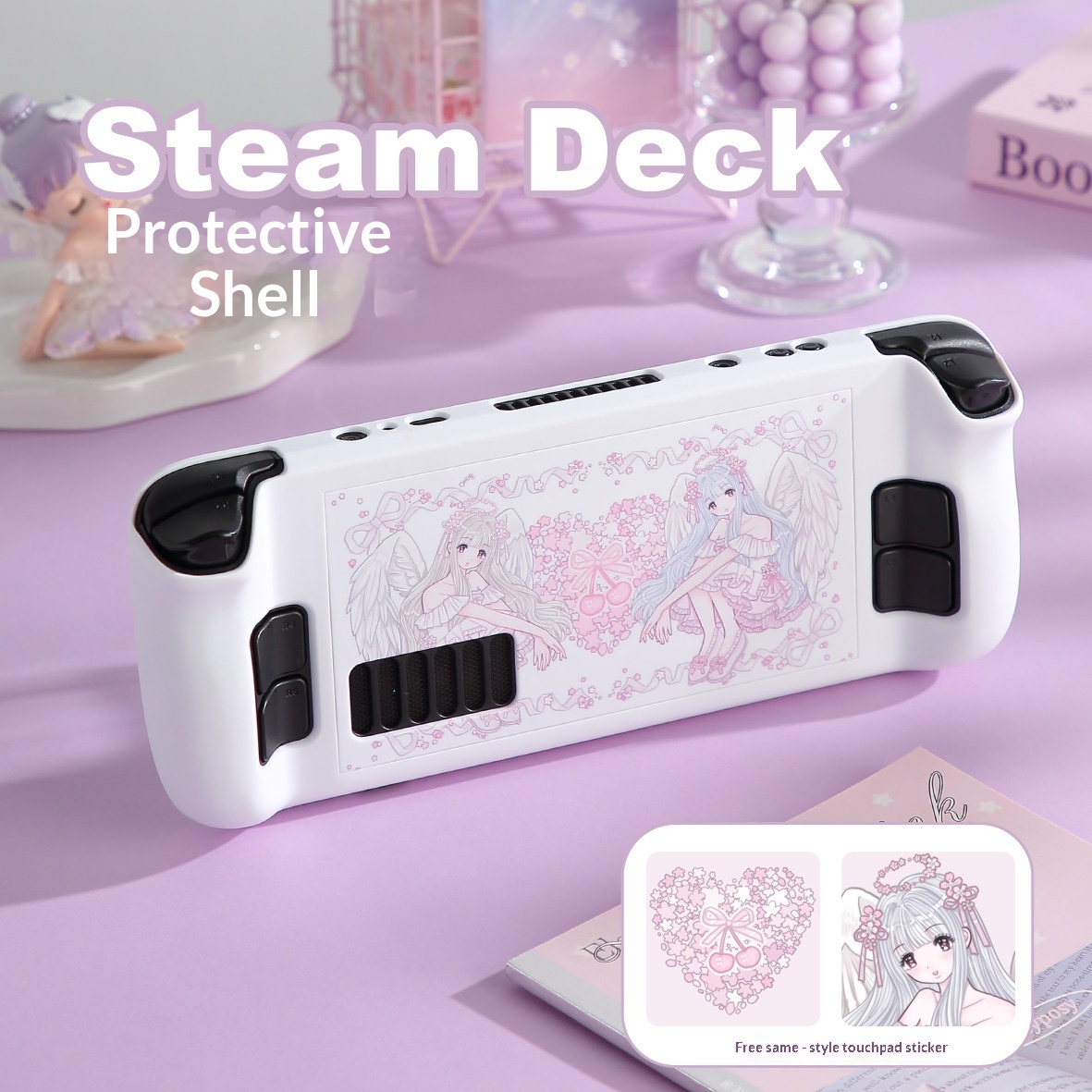 Gaming Accessories 10 Year Old - Steam Deck Protective Case Pink Cherry