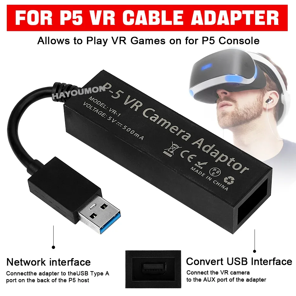 Gaming Accessories Vr - For PS5 VR Cable Adapter For