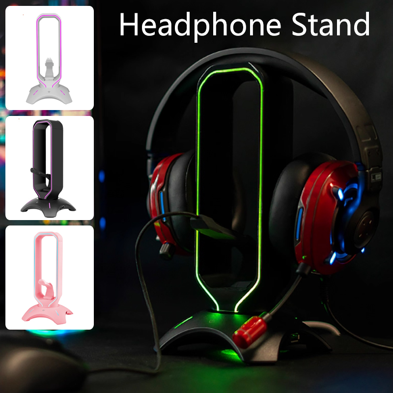 Headset Stand Rgb - RGB Gaming Headphone Stand with Mouse