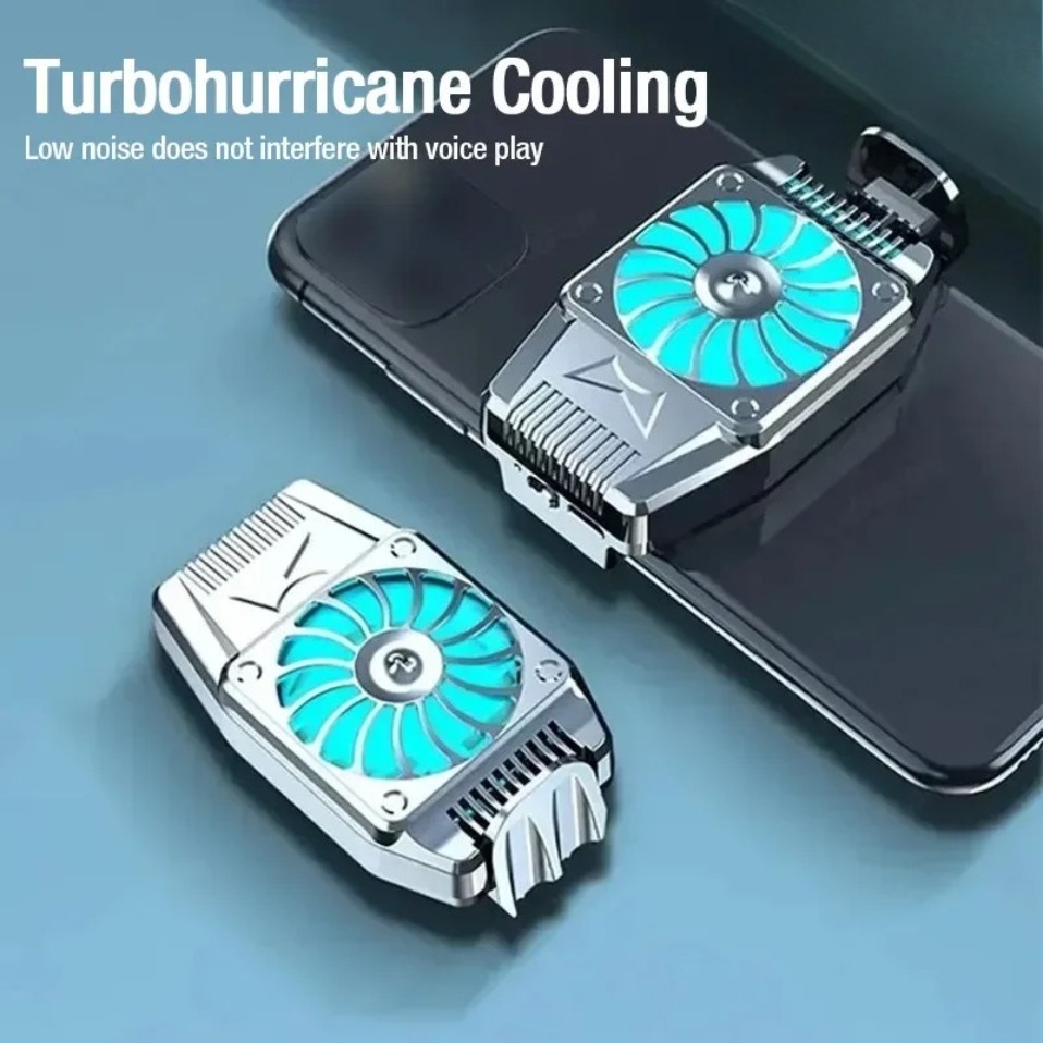 Gaming Accessories For Mobile - Portable Back Clip Cooling Mini Air-cooled