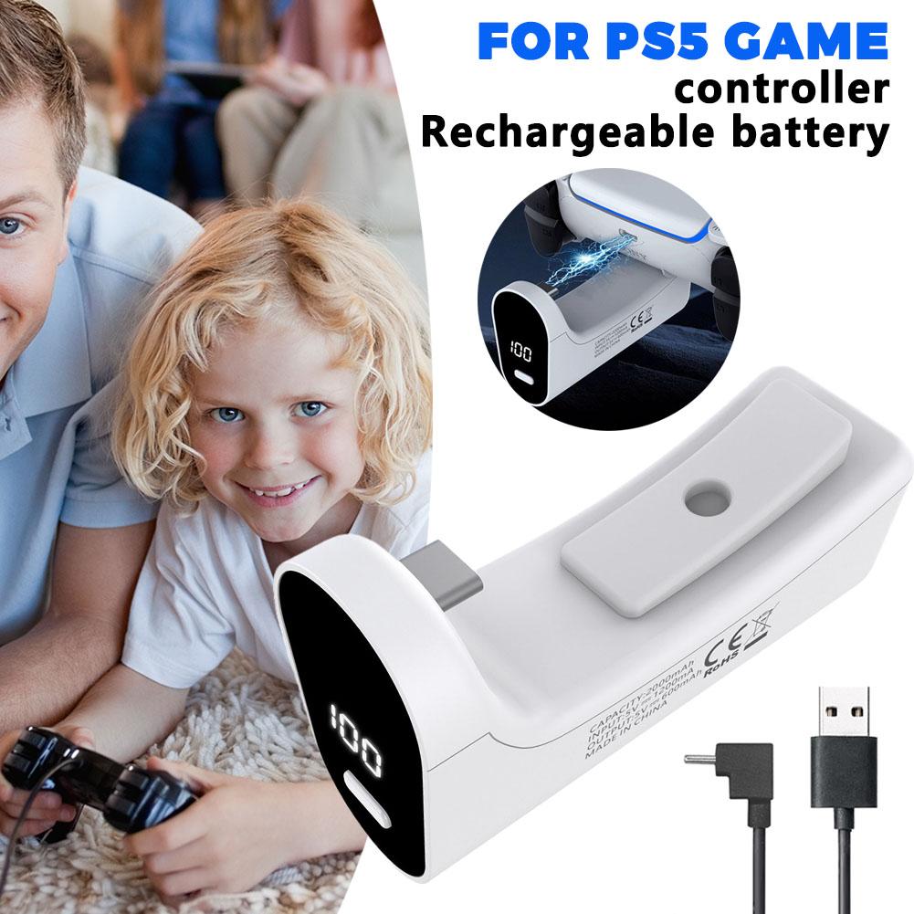 Gaming Accessories Bundle - For PS5 Gaming Controller Charging Battery