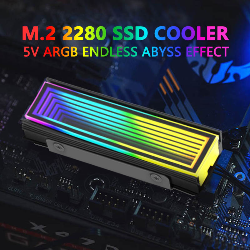 5V ARGB Sync Computer 2280 SSD - M2 Heatsink Cooler review and price