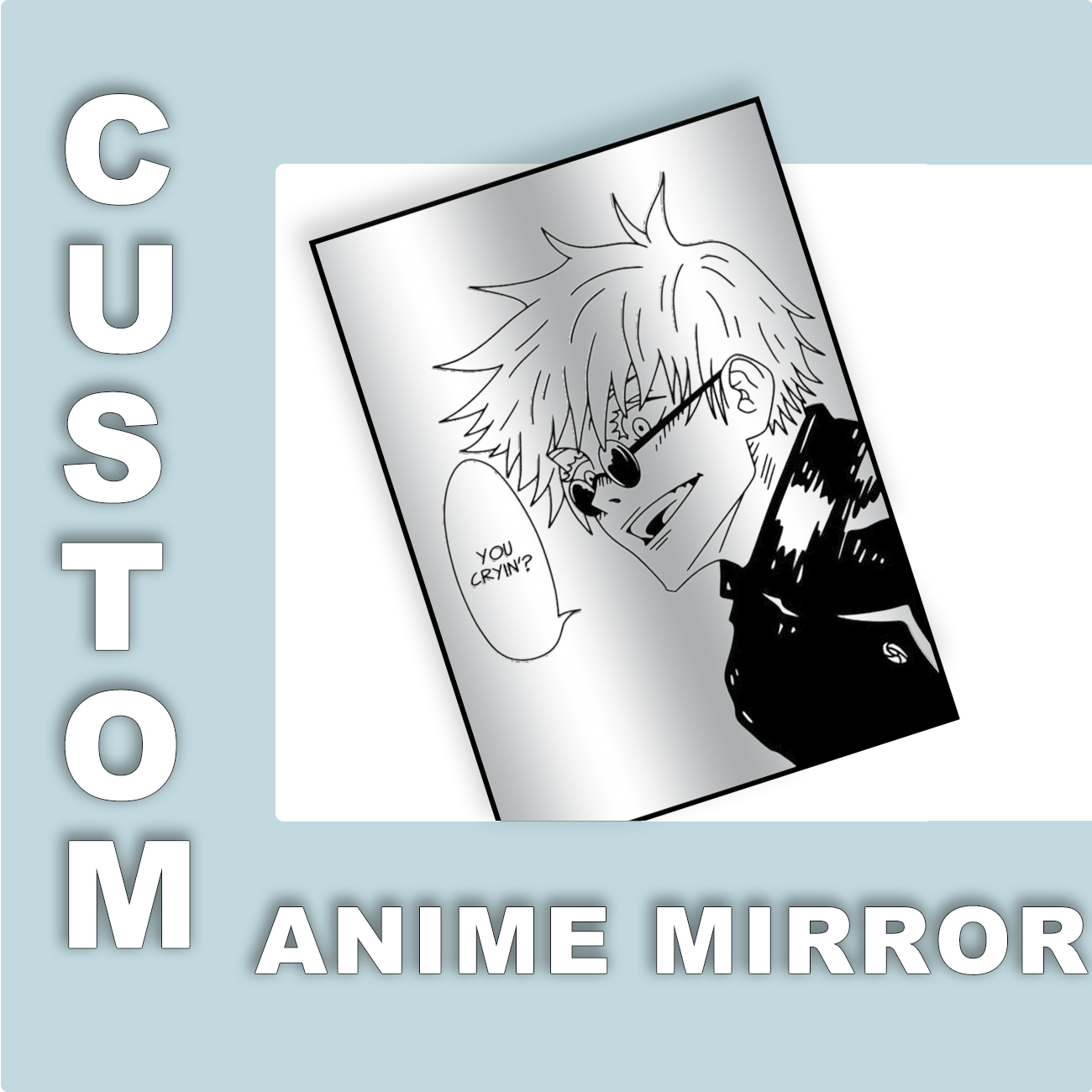 Custom Design Anime Mirror Vin - Gaming Accessories To Gift review and price