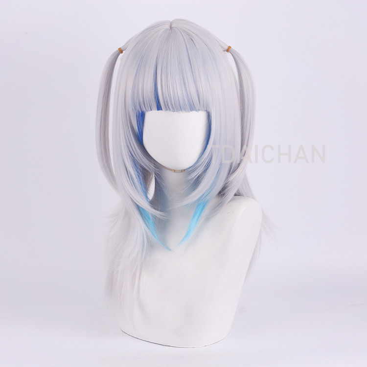 2025 Gawr Gura Cosplay Wig Whi - Virtual Gaming Accessories review and price