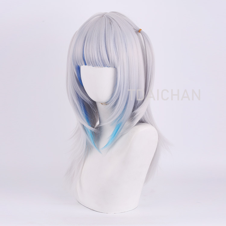 2025 Gawr Gura Cosplay Wig Whi - Virtual Gaming Accessories review and price