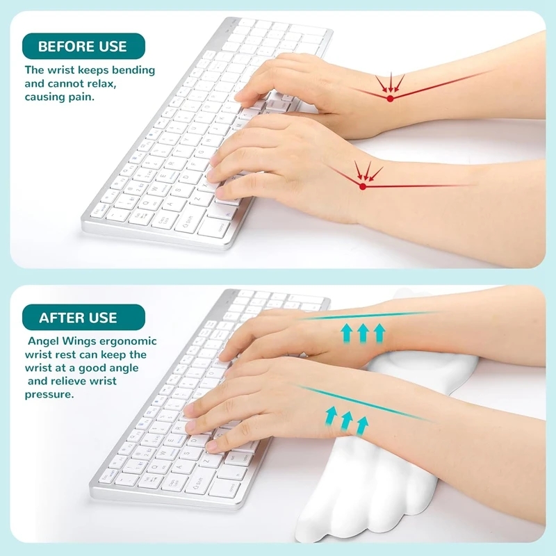 Keyboard Mouse Wrist Rest Ange - Gaming Accessories Girly review and price