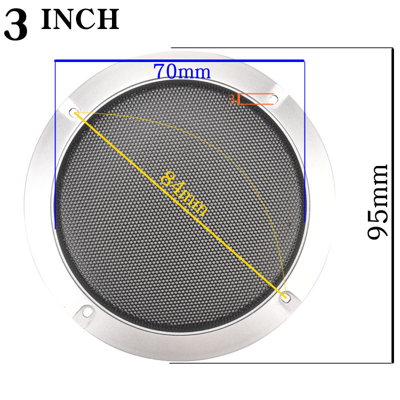 Silvery 2 3 4 5 6.5 8 10INCH S - Case Mesh Panel review and price