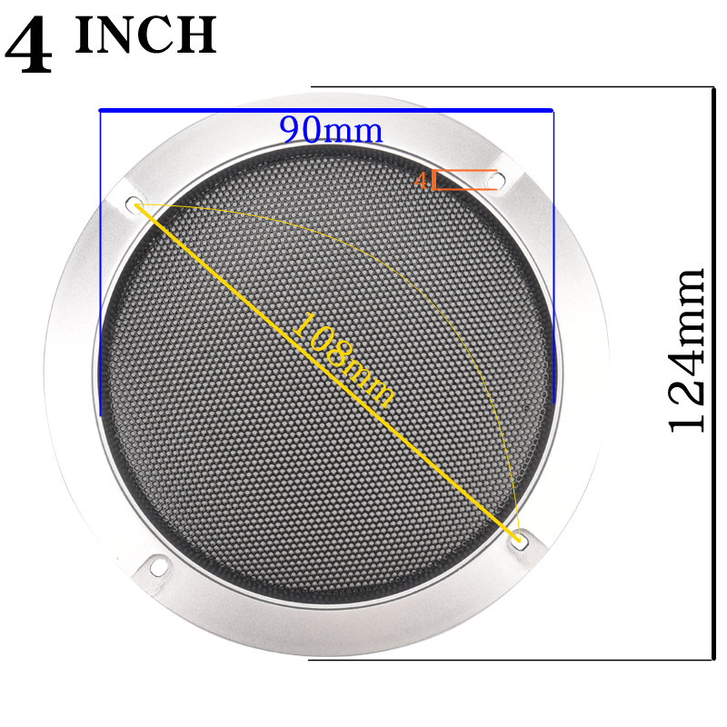 Silvery 2 3 4 5 6.5 8 10INCH S - Case Mesh Panel review and price