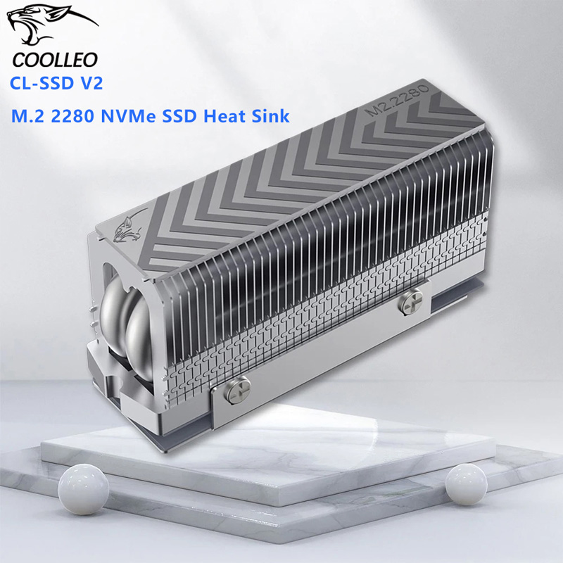 COOLLEO M.2 2280 NVMe SSD Heat - M2 Heatsink Cooler review and price