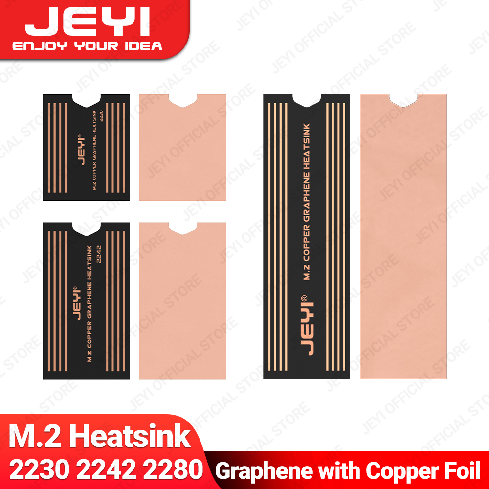 JEYI Graphene 2280 2242 2230 M - M2 Heatsink Cooler review and price