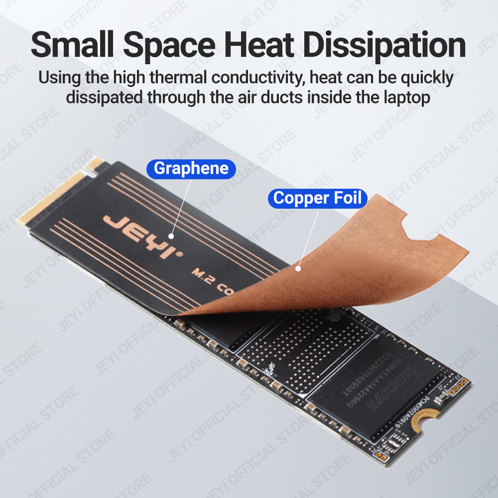 JEYI Graphene 2280 2242 2230 M - M2 Heatsink Cooler review and price