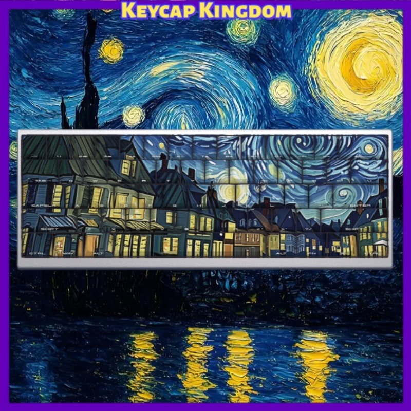 Van Gogh Starry Sky Theme Keyc - Gaming Accessories To Gift review and price