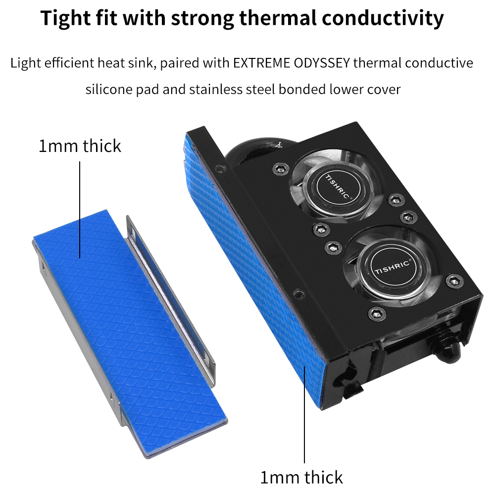 TISHRIC RGB M.2 Hard Disk Heat - M2 Heatsink Cooler review and price