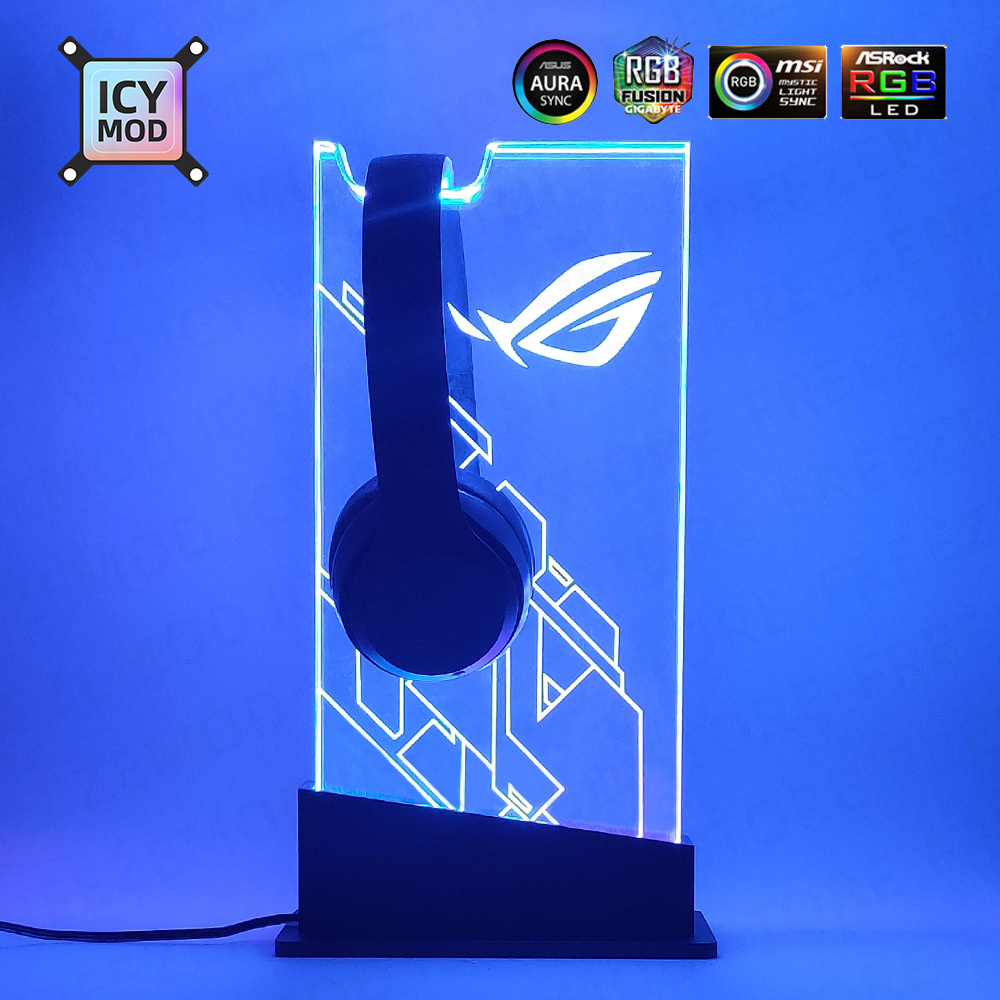 Chassis RGB Headset Holder ARG - Headset Stand Rgb review and price