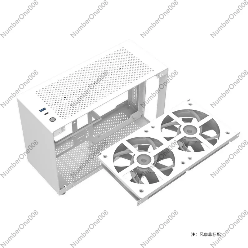 A4 ITX Aluminum Chassis White, - Case Mesh Panel review and price