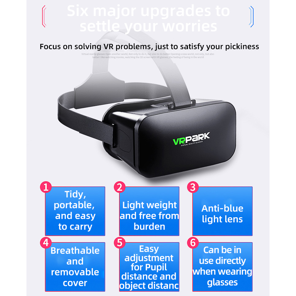 Virtual Reality Helmet VR Glas - Gaming Accessories Bundle review and price
