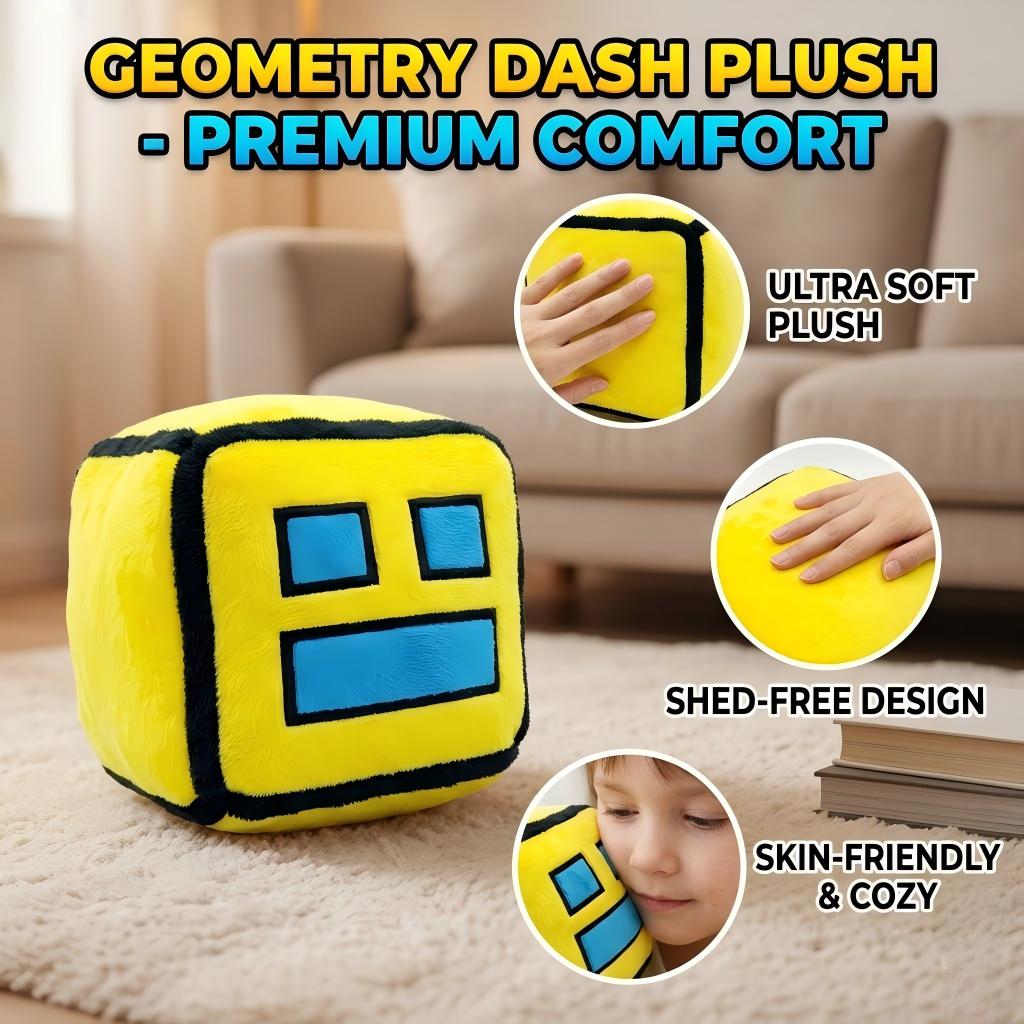 2026 Geometry Dash Cube Plush  - Gaming Accessories Toys review and price