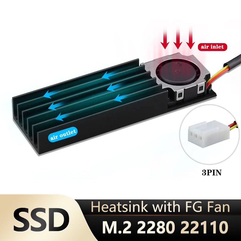 Gdstime M.2 2280 22110 Solid S - M2 Heatsink Cooler review and price