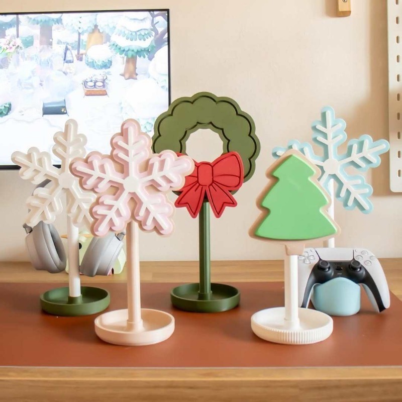 Snowflake Headphone Stand 3D P - Gaming Accessories To 3D Print review and price