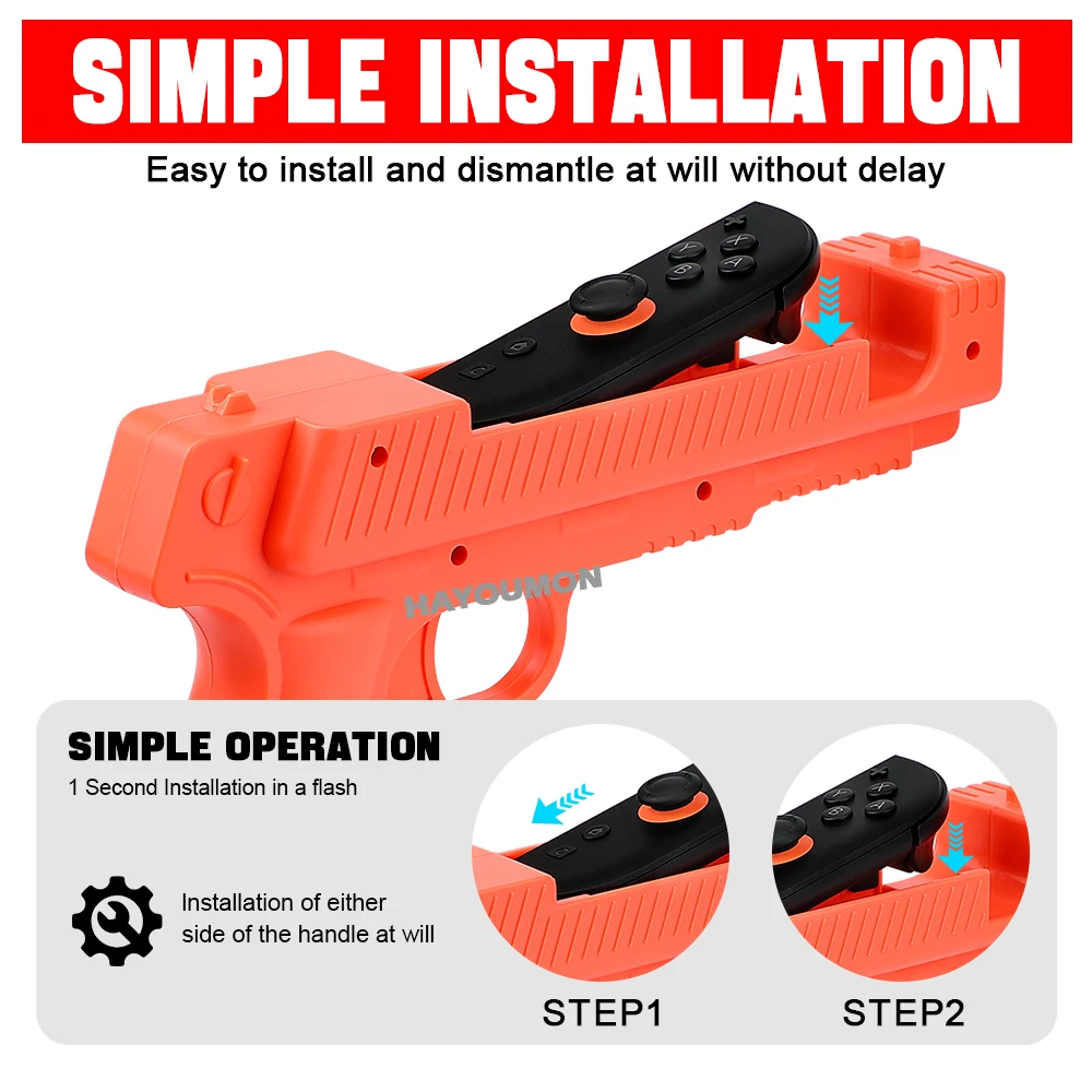 1 Pair Shooting Game Gun for S - Gaming Accessories Dropshipping Suppliers review and price