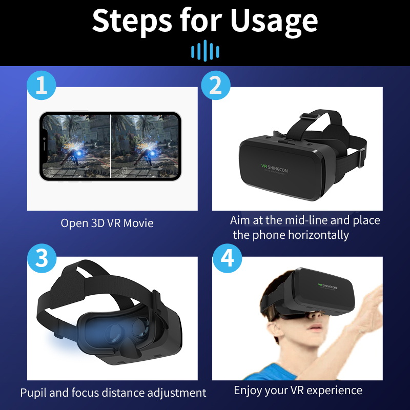 VR Glasses 3D Headset Virtual  - Gaming Accessories 10 Year Old review and price