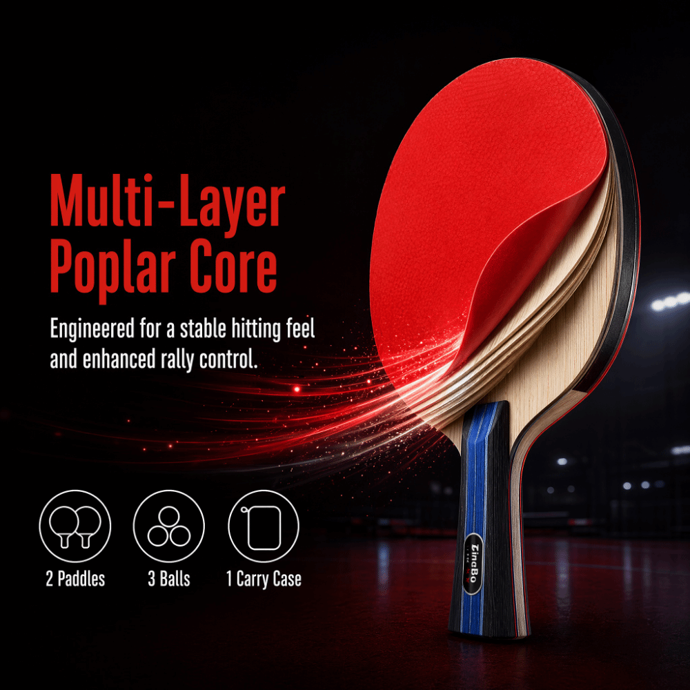6PCS Poplar Wood Table Tennis  - Case Mesh Panel review and price