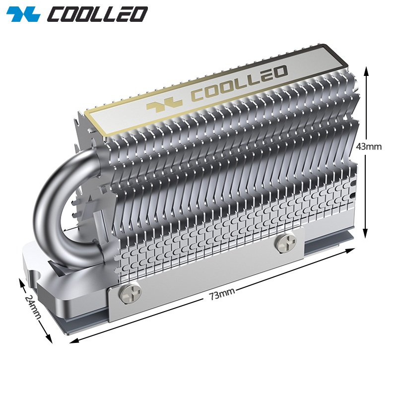 COOLLEO HR-09 M.2 2280 SSD Hea - M2 Heatsink Cooler review and price