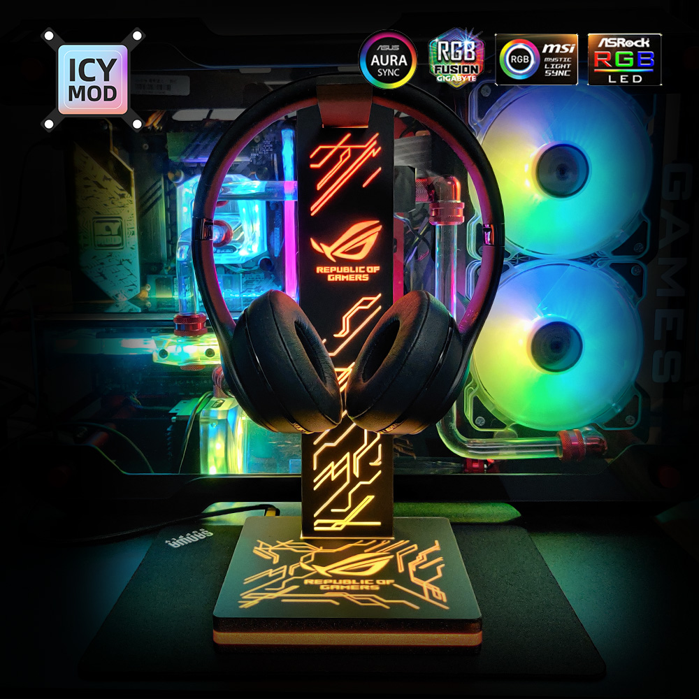 ARGB Headphone Holder PC Light - Headset Stand Rgb review and price